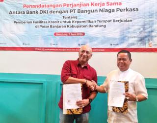 Kerjasama Bank DKI dan PT Bangun Niaga Perkasa Mempermudah Kepemilikan Tempat Berjualan