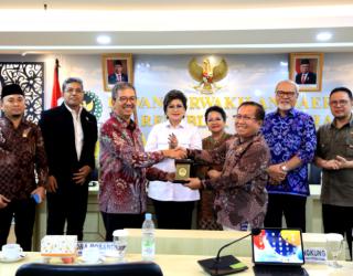 Perkuat Hubungan Diplomatik dengan Negara ASEAN, BKSP Gelar Rapat Kerja dengan Dirjen Hukum dan Perjanjian Internasional