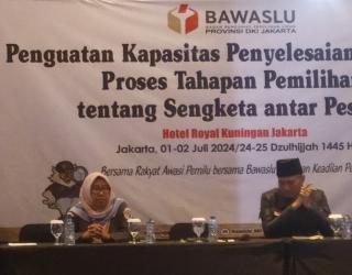 Penguatan Kapasitas Pengawas Pemilu, Koordinator Penyelesaian Sengketa Bawaslu Jakarta Reki Putera Jaya : Pilkada Potensinya Kita Bisa Ukur, tetapi Gelombang Ke