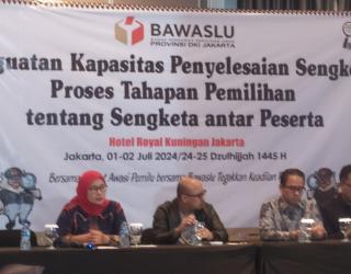 Tutup Acara Penguatan Kapasitas Penyelesaian Sengketa, Koordinator Divisi Hukum, Pendidikan dan Pelatihan Sakhroji : Memastikan Kita Bekerja