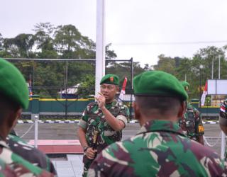 Dandim 1710/Mimika Tekankan Prajurit dan PNS Harus Jauhi Segala Bentuk Perjudian