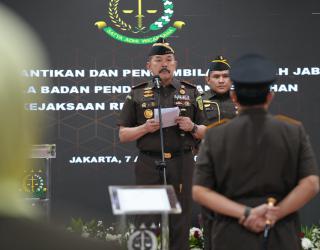 Pelantikan Kepala Badan Diklat Kejaksaan RI, Jaksa Agung ST Burhanuddin: Badiklat Trisula Penggerak Perubahan Institusi