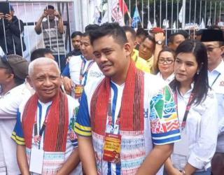 Bobby - Surya Resmi Daftar Calon Gubernur Dan Wakil Gubernur Sumut ke KPUD