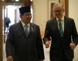 Menhan Prabowo Temui Perdana Menteri dan Menhan Australia di Canberra