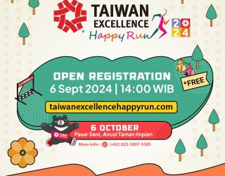 Taiwan Excellence Happy Run 2024 Gelar Perlombaan Lari 5K dan 10K, Catat Tanggalnya!