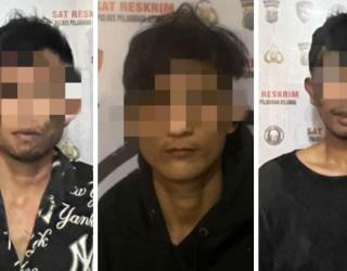 Tiga Begal Bawa Celurit Dicokok Petugas Polres Pelabuhan Belawan