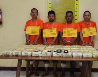 Empat Pengedar Narkoba Internasional Ditembak Polisi, 40 Kg Sabu Disita
