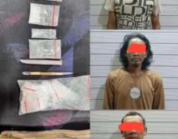 Tiga Pengedar Sabu dan Ekstasi Diciduk Polisi di Medan Sunggal