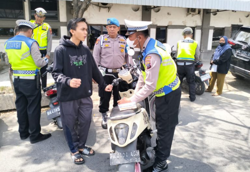 Polres Pelabuhan Belawan Melaksanakan Operasi Patuh Toba 2024
