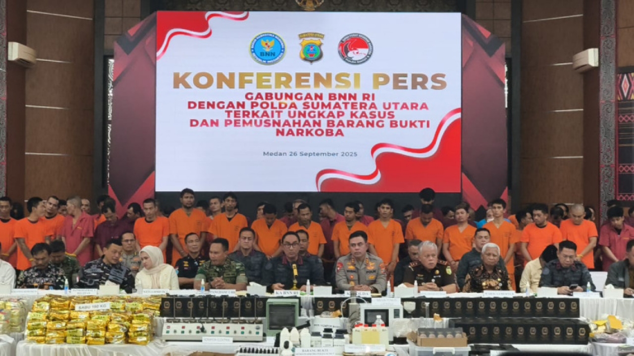 BNN dan Polisi Bongkar Sindikat Raksasa, 1,7 Ton Narkotika Disita!
