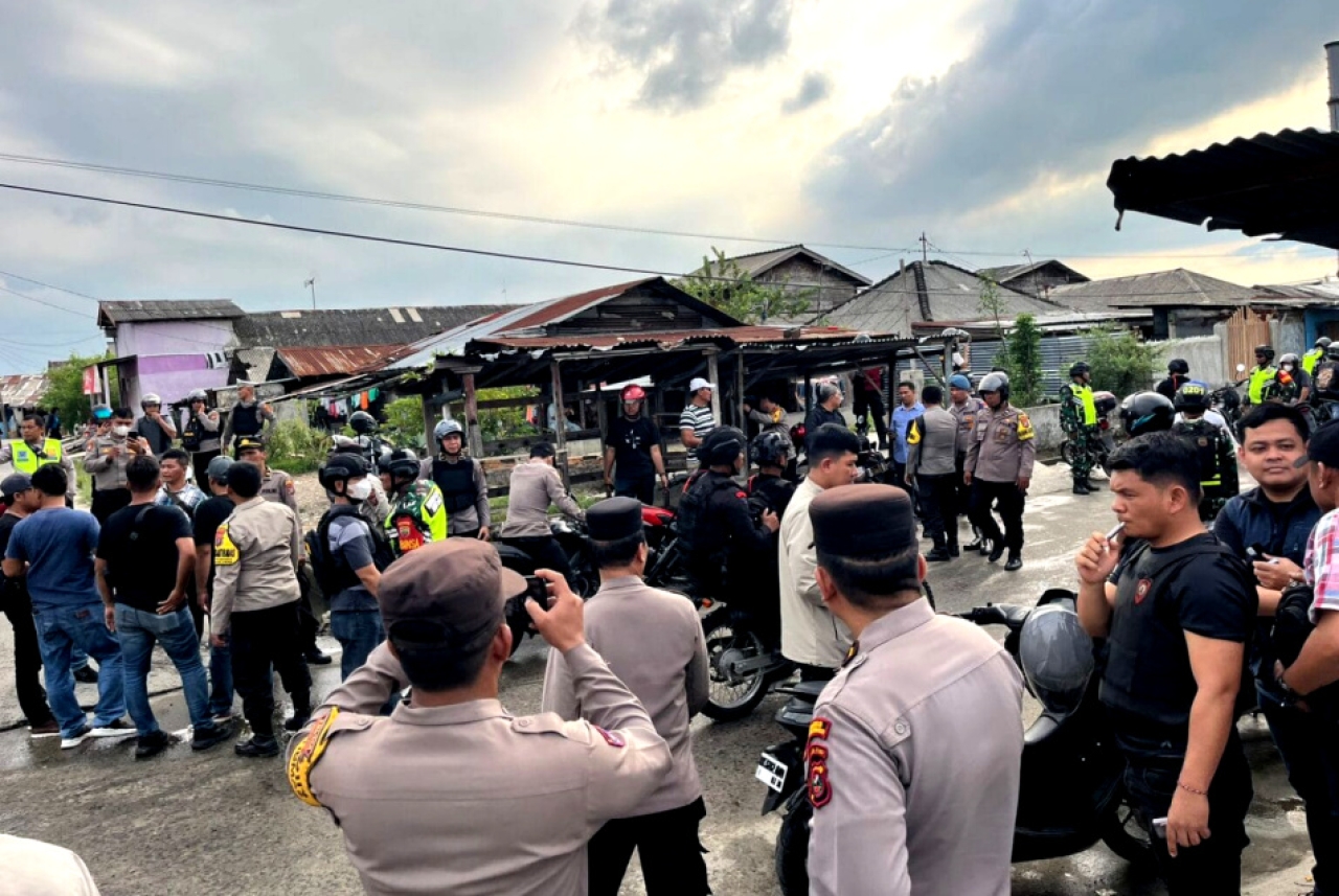 Polres Belawan Gencarkan Razia Senjata, Upaya Ciptakan Lingkungan Aman dan Kondusif