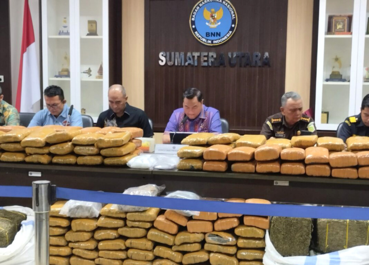 Lonjakan Konsumsi Narkoba Mencapai 1,5 Ton per Bulan di Sumut, Alarm Bahaya untuk Indonesia Emas 2045