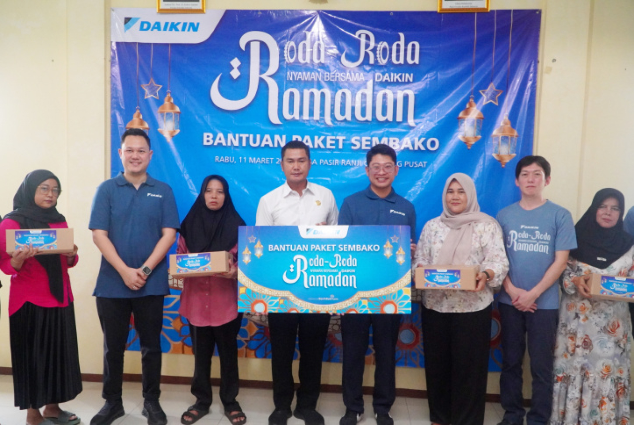 Program CSR DAIKIN Kembali Digelar, 1.000 Paket Sembako Disalurkan Saat Ramadan